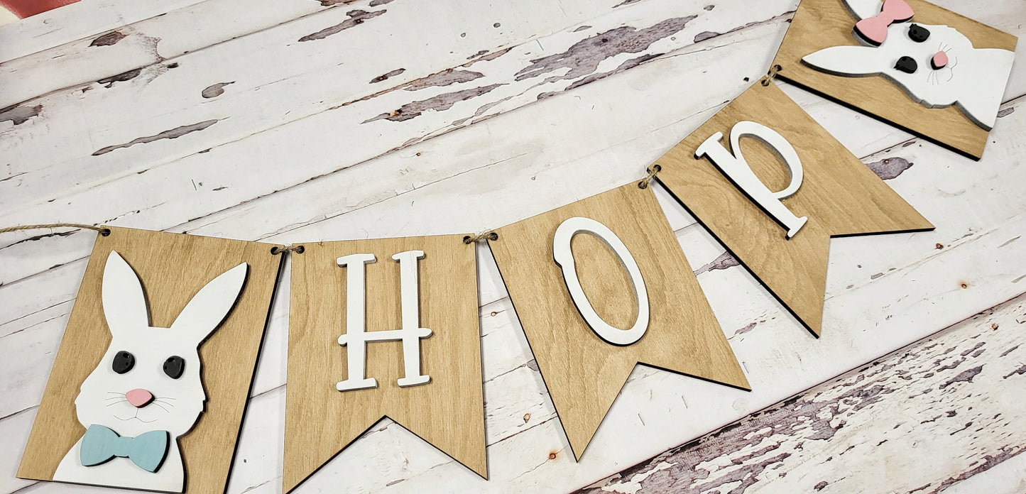 Easter Hop Banner DIY Kit