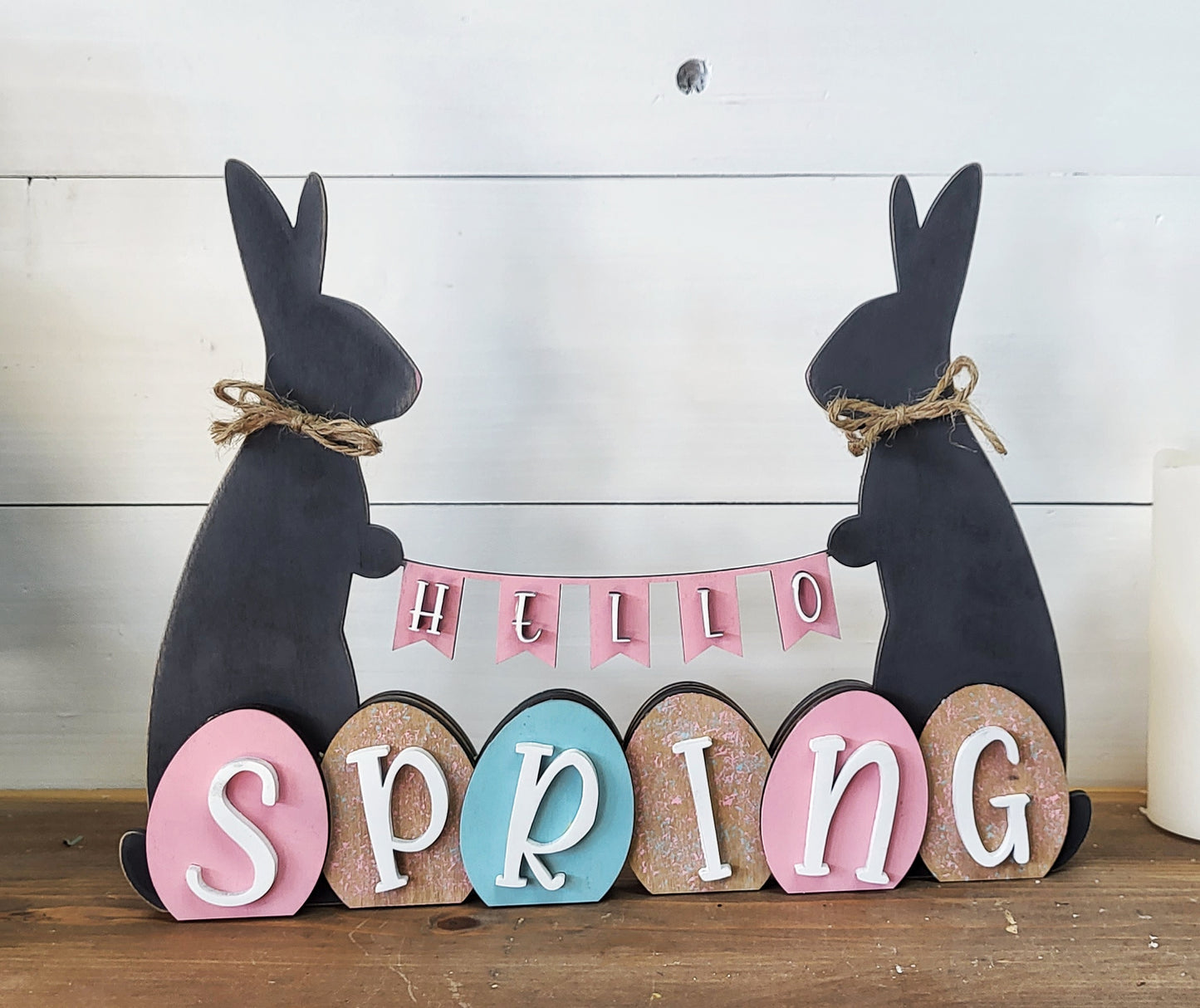 Happy Easter Spring Shelf Sitter DIY Kit