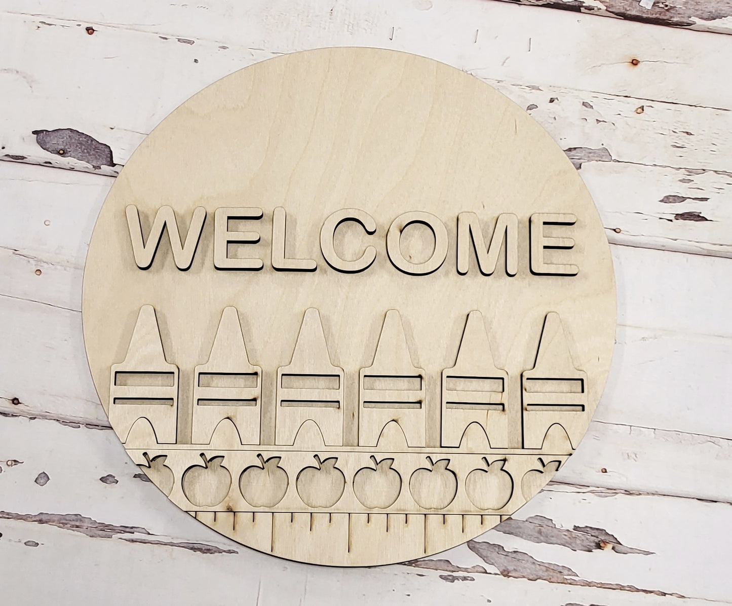 Welcome School Supply Sign DIY Kit
