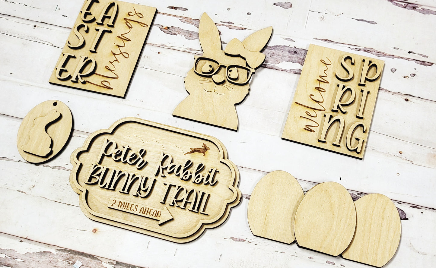 Peter Rabbit Bunny Trail Tiered Tray DIY Kit