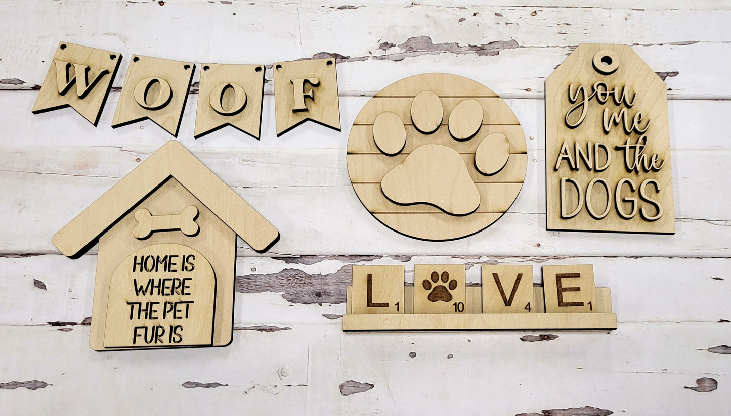 You Me & the Dogs Tiered Tray DIY Kit