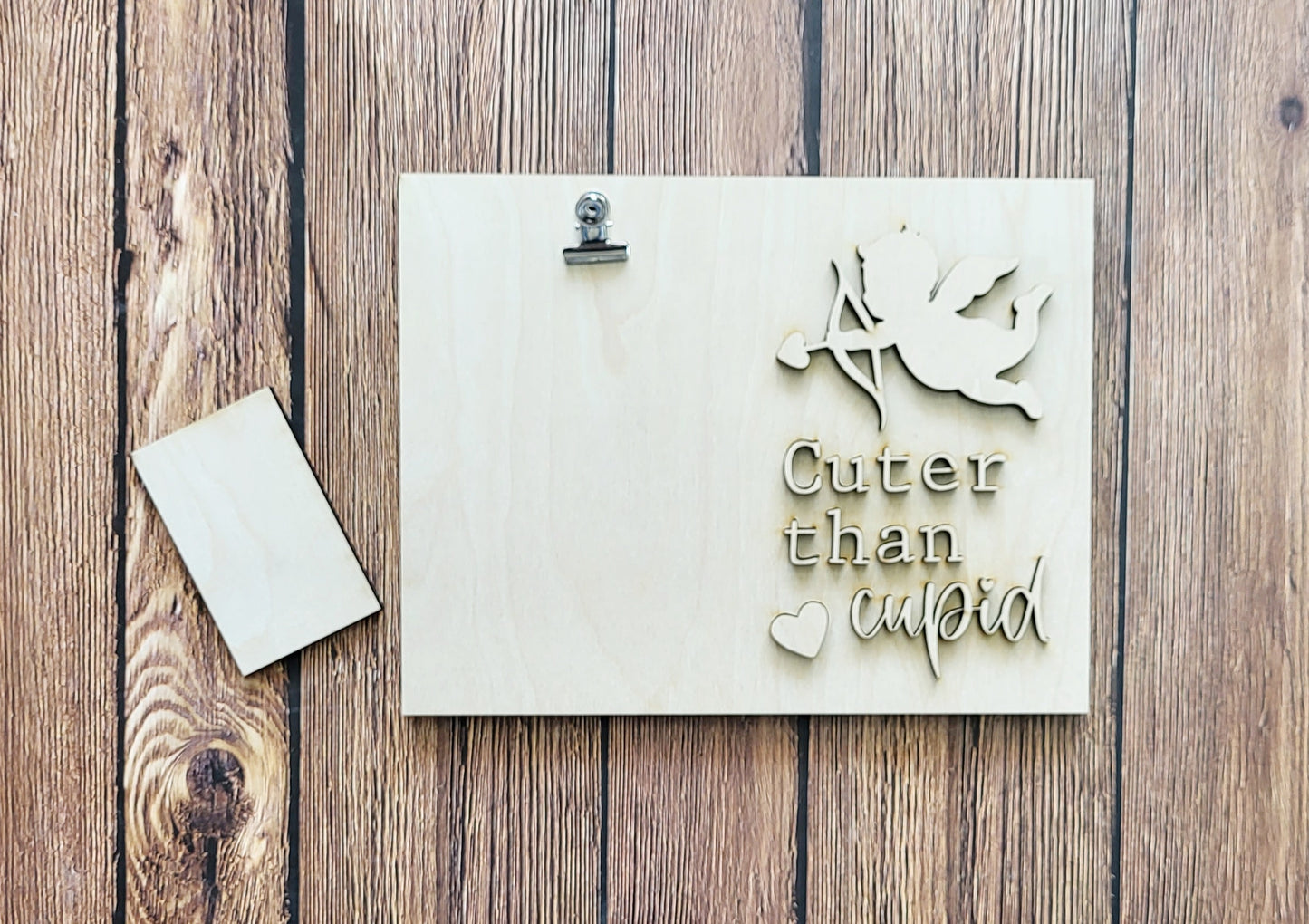 Cuter Than Cupid Photo Holder Sign DIY Kit