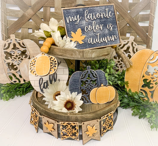 Fall Tiered Tray DIY Kit