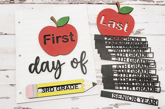 First & Last Day of School DIY Kit