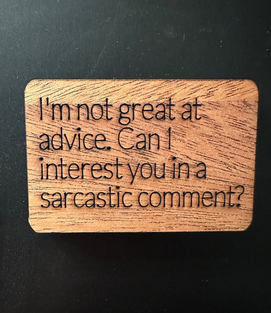 Sarcastic Comment Magnet