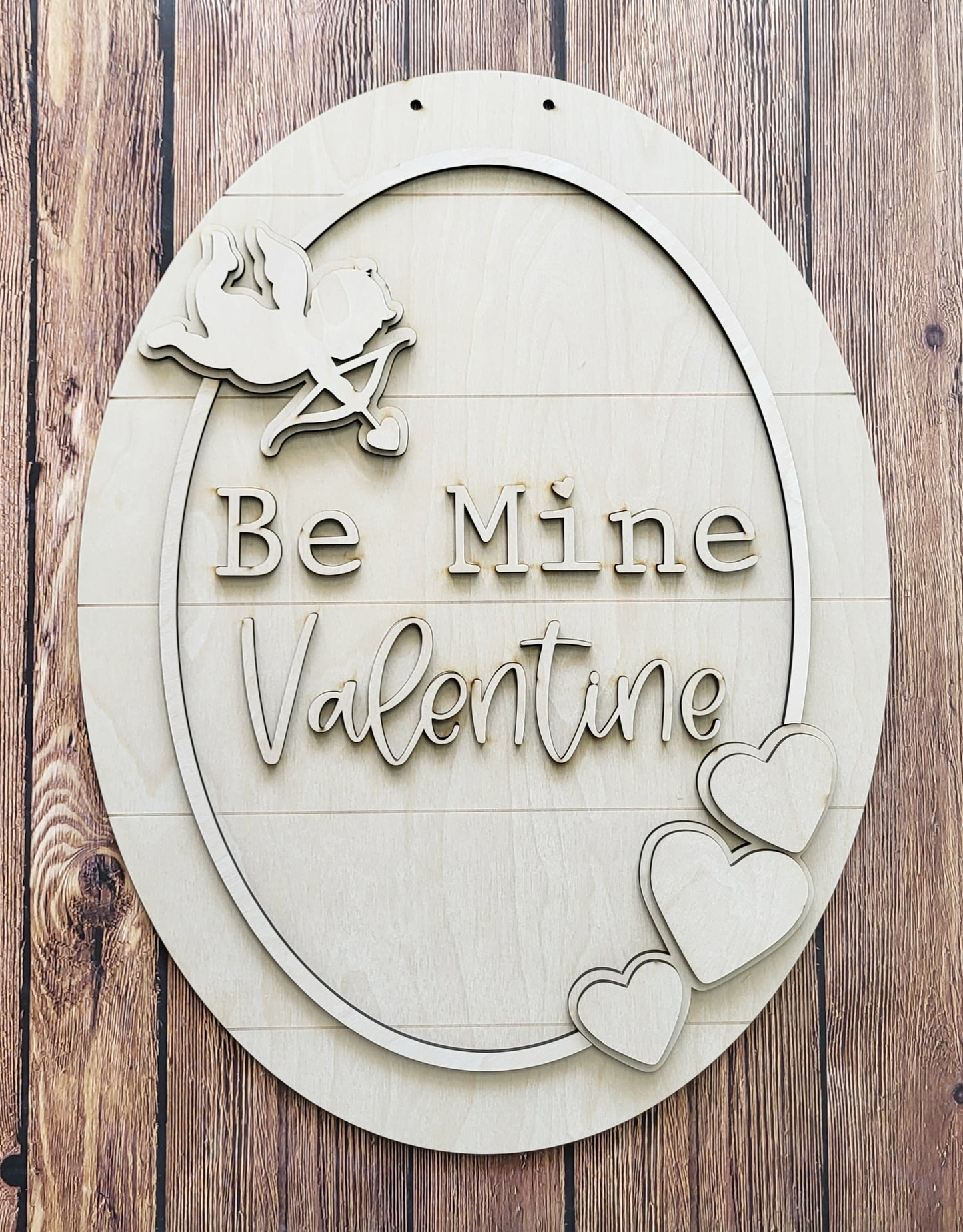 Be Mine Valentine Door Hanger DIY Kit