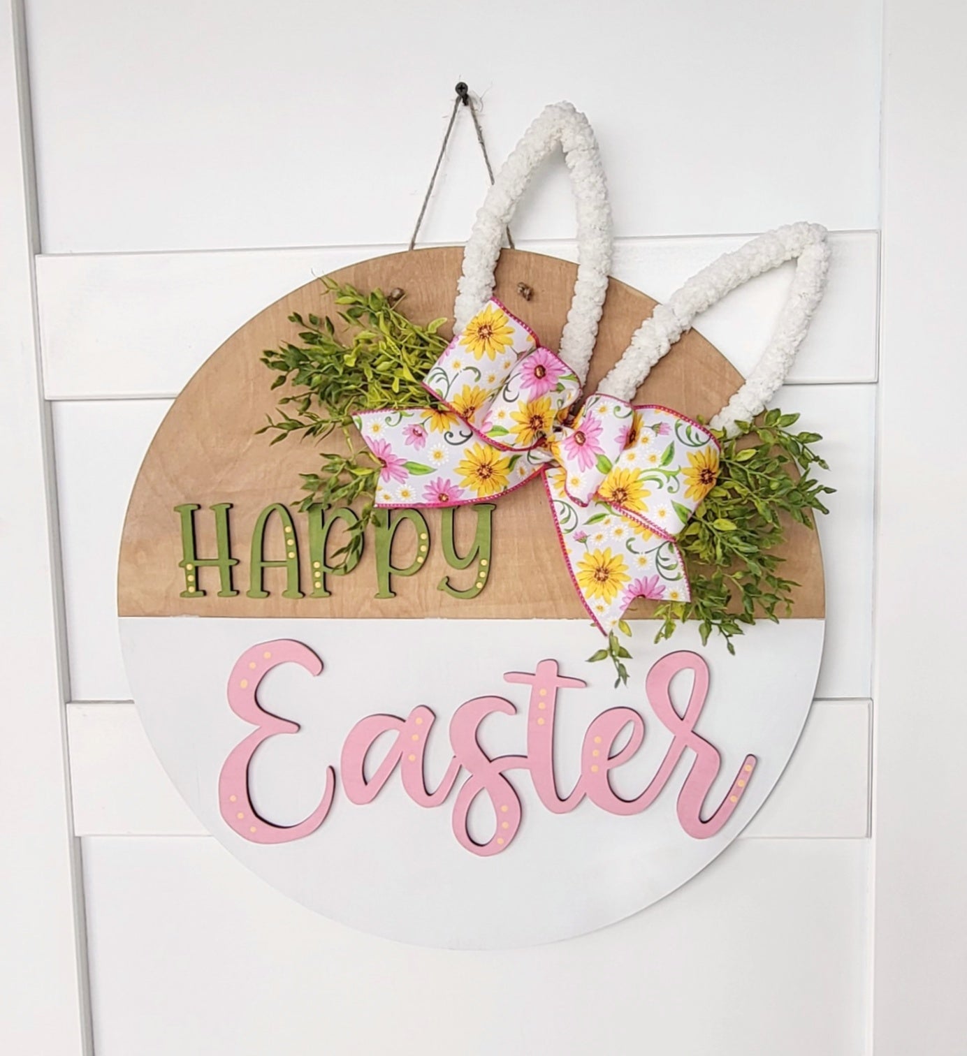 Happy Easter Door Hanger DIY Kit