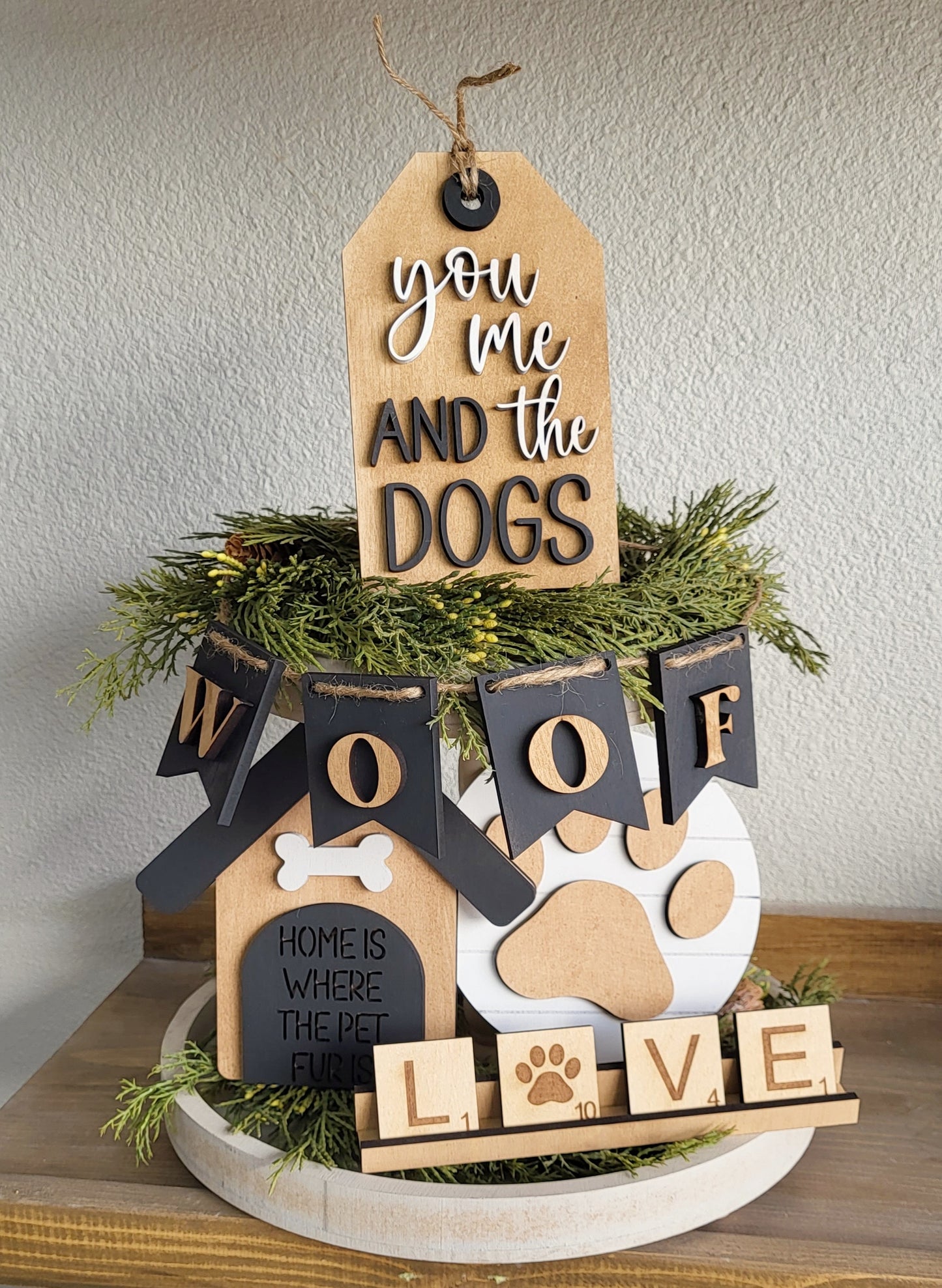 You Me & the Dogs Tiered Tray DIY Kit