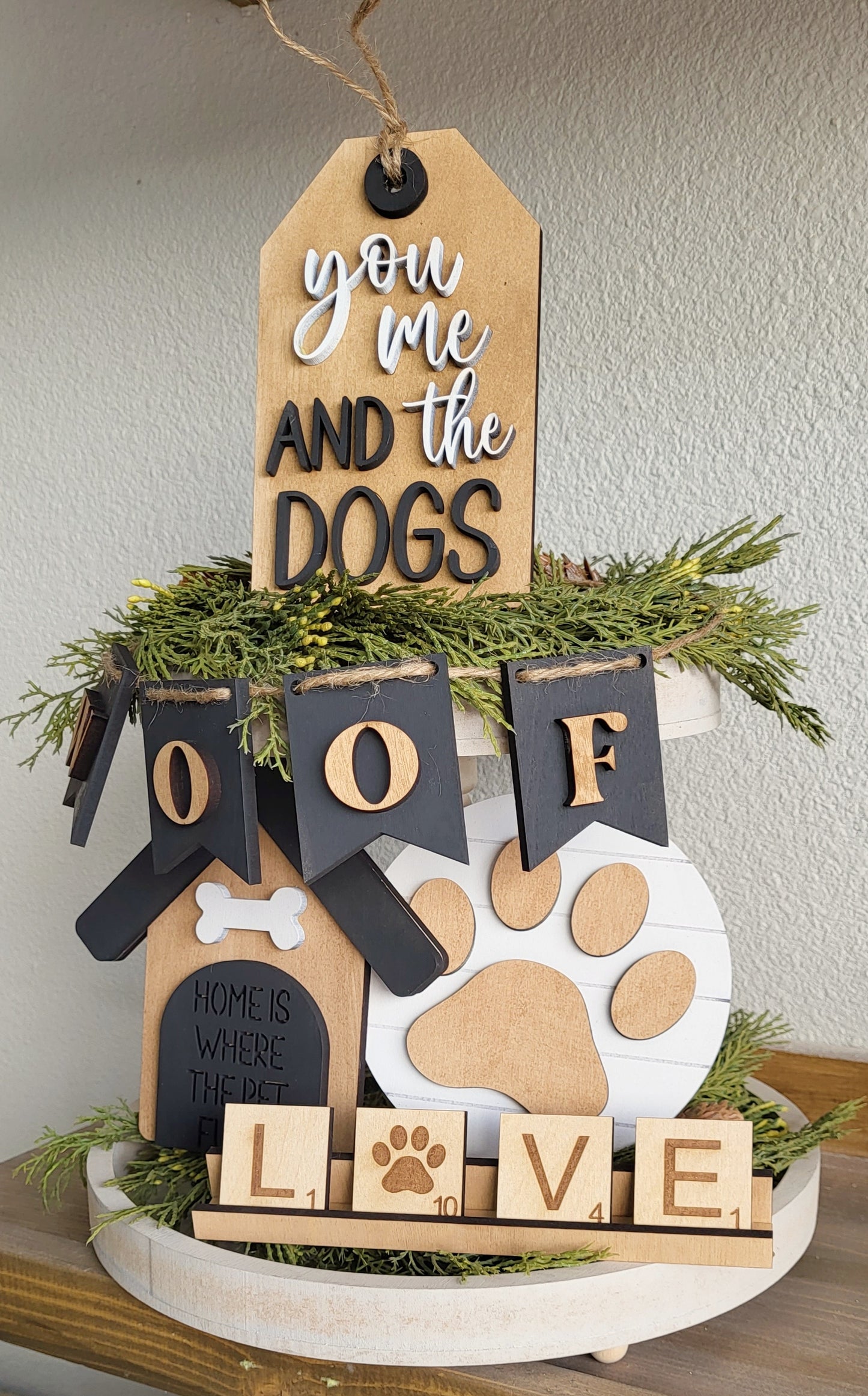 You Me & the Dogs Tiered Tray DIY Kit