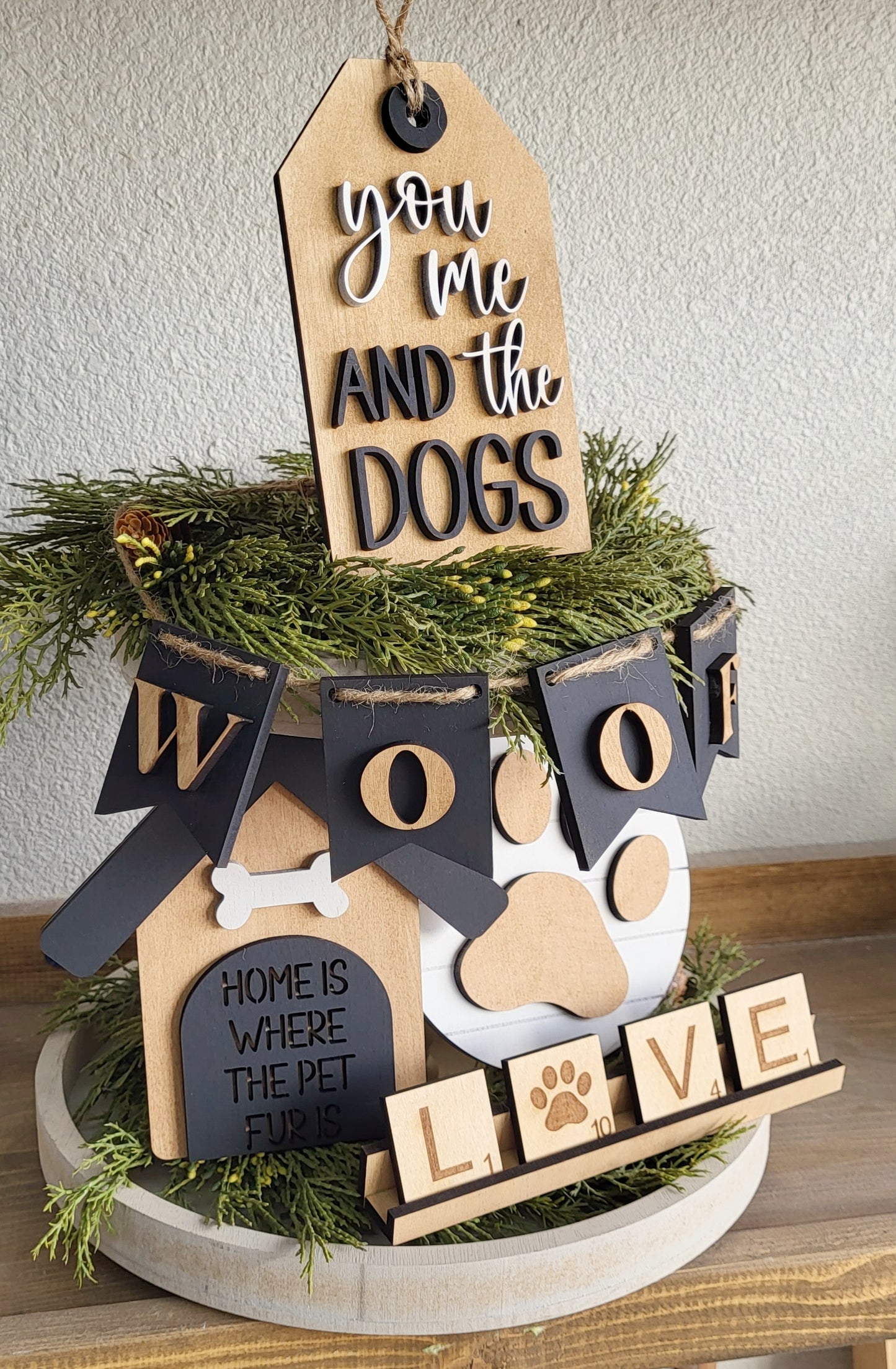 You Me & the Dogs Tiered Tray DIY Kit