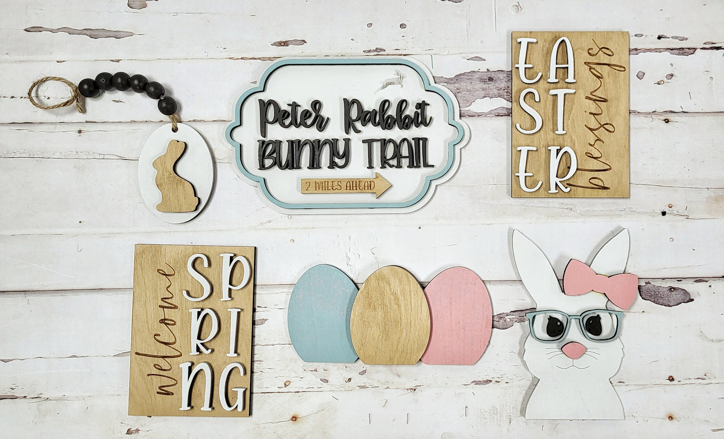 Peter Rabbit Bunny Trail Tiered Tray DIY Kit