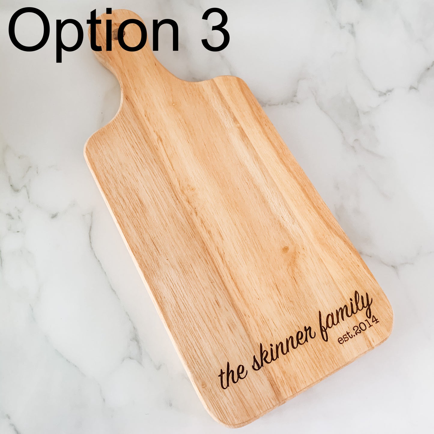 Custom Engraved Charcuterie Board